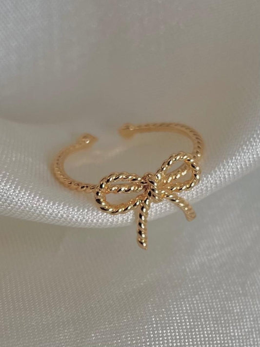 Handmade Delicate Bow Ring