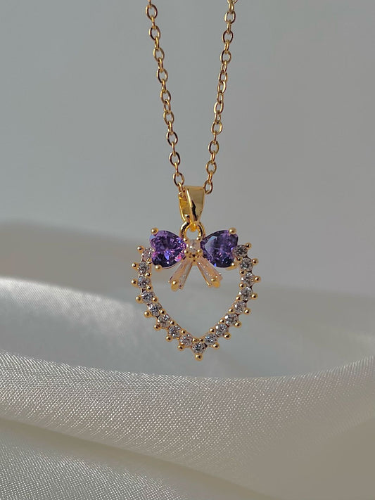 Love Struck Bow Necklace