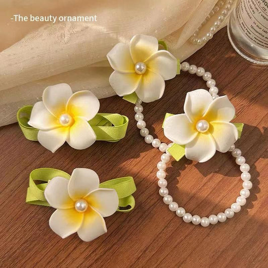 Pixie Daisy Hair Tie & Hair Clip