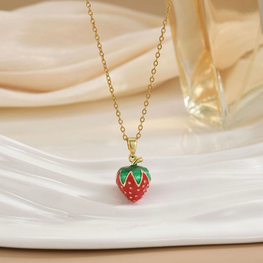Strawberry Sorbet Necklace