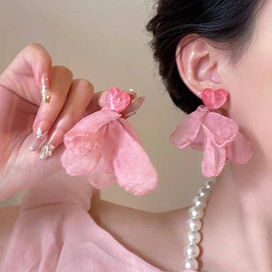 Kiss me Pink Earrings