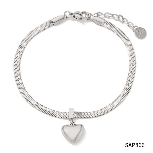 Heartsnatcher Silver Bracelet