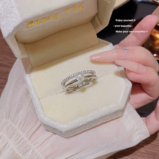 Princess Pearl Statement Ring