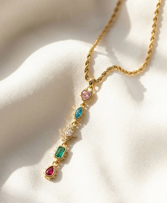 Divine Vintage Charm Y-Necklace