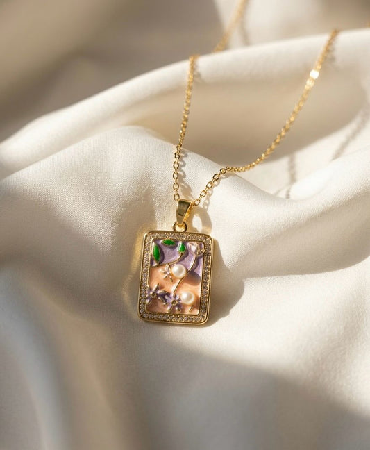Intricate Fae Pearl Necklace