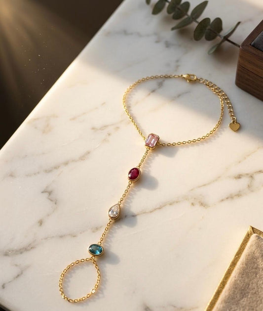 Celestial Prism Hand Chain