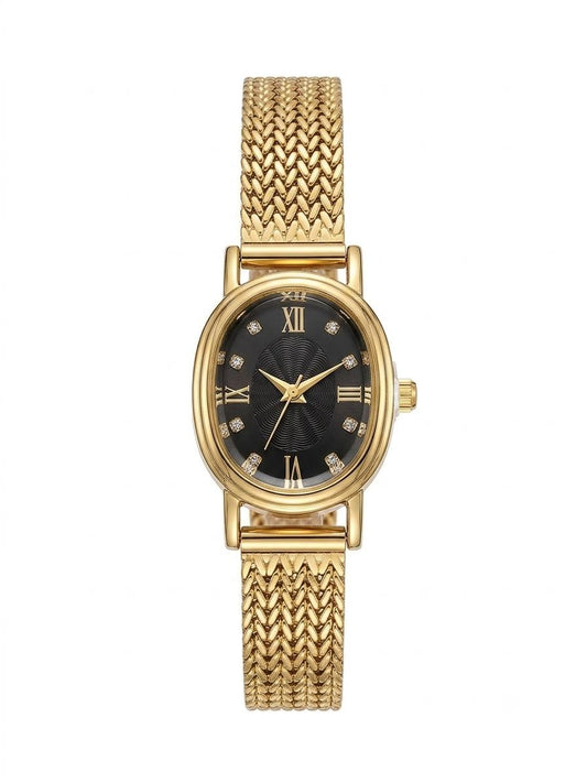 Luxurious Legacy Gold Band Watch