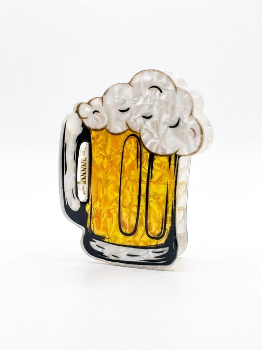 Happy Hour Beer Mug Claw Clip