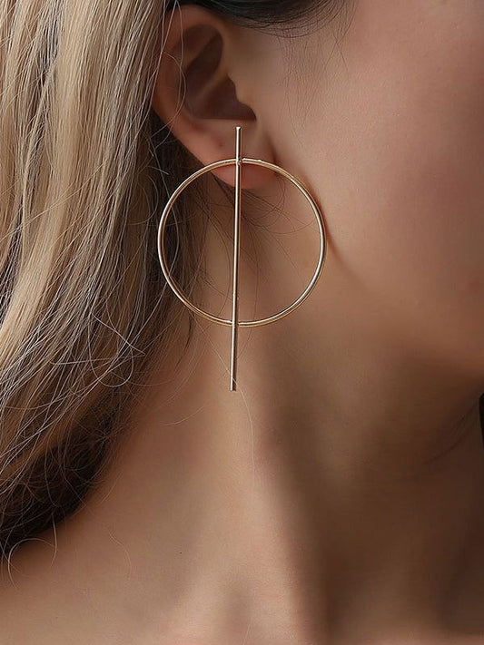 GEOMETRIC STATEMENT EARRINGS