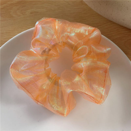 KOREAN MERMAID ORGANZA SCRUNCHIE - orange