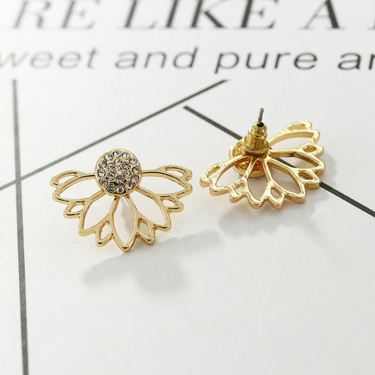 Korean Minimalist Flower Earrings ( can be worn in multiple ways)