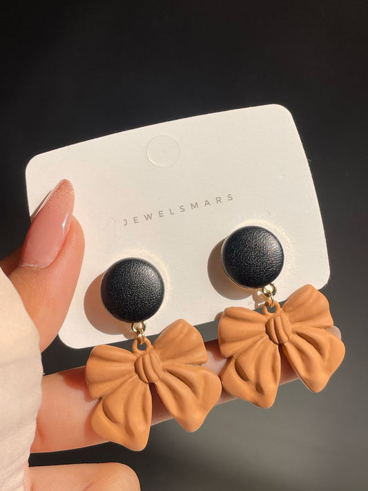 Korean Statement Bow Earrings