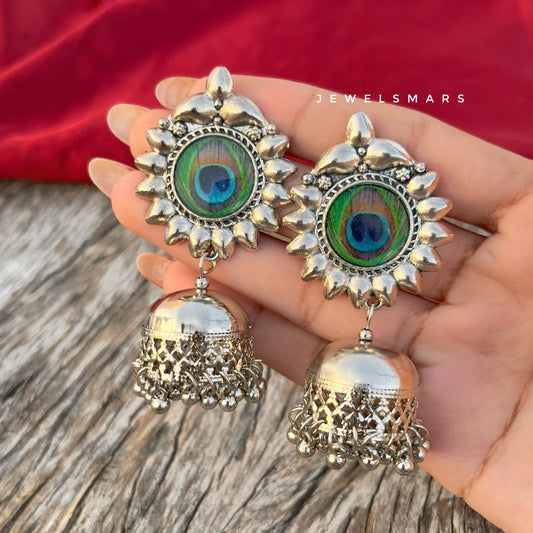 PEACOCK JHUMKAS