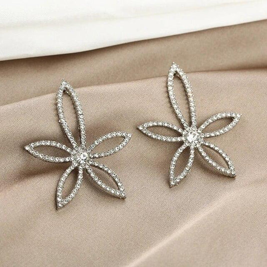 The Queen of Flowers - statement Earrings