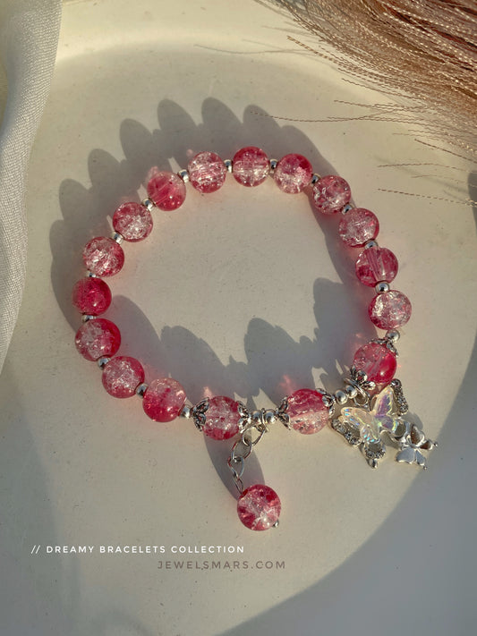 Dreamy Butterfly Bracelet - red