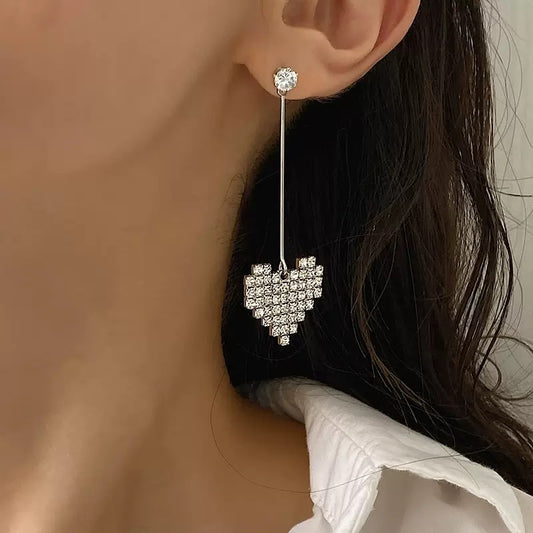 My Heart goes Stero Korean earrings