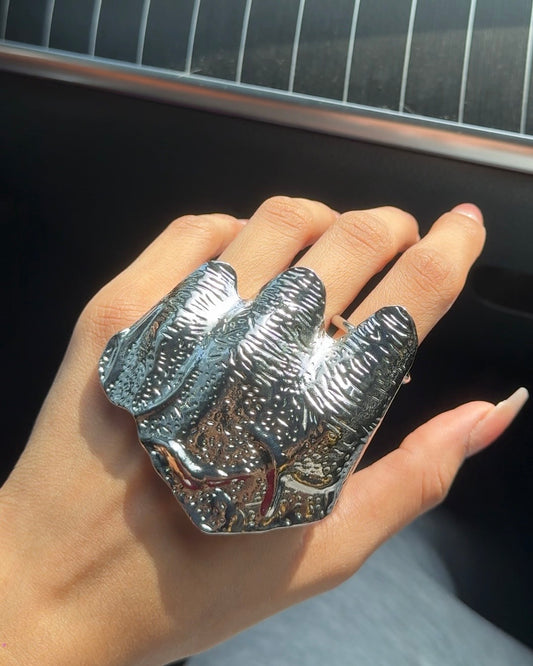Liquid Armour Metallic Palm Ring