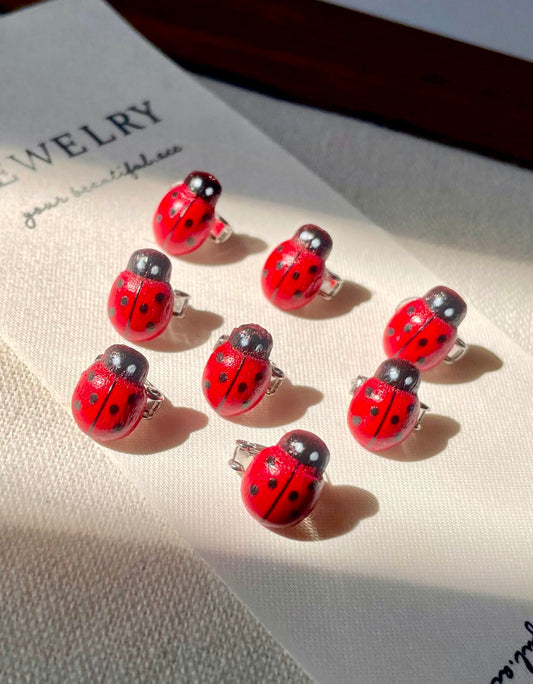 Cute LadyBug Mini Pins (pack of 8)
