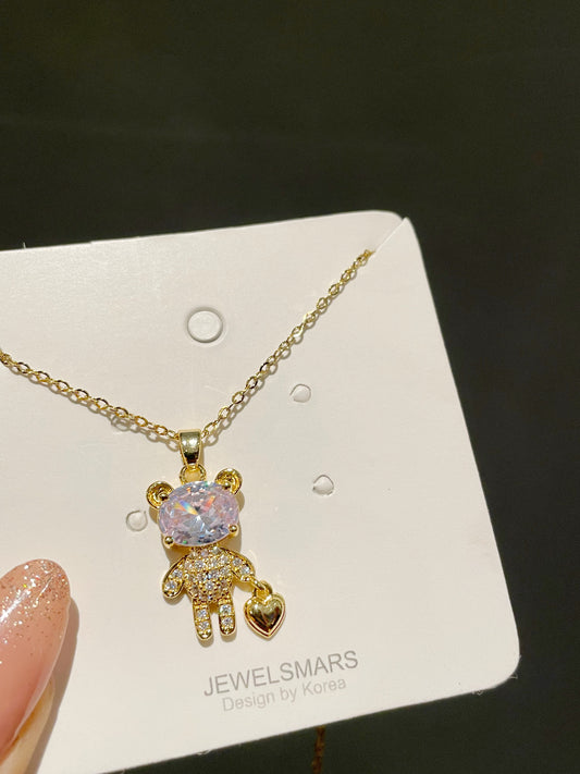 Cute Teddy Necklace