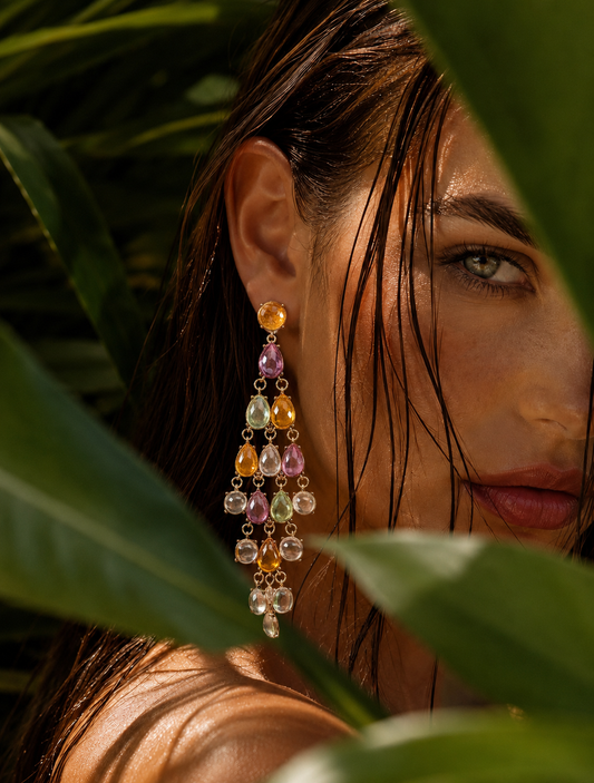 Extra Chatpati Whimsical Long Drop Earrings