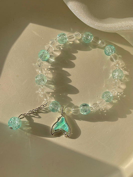 Mermaid hues bracelet - sea blue