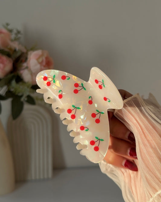 Cherry Season Claw Clip