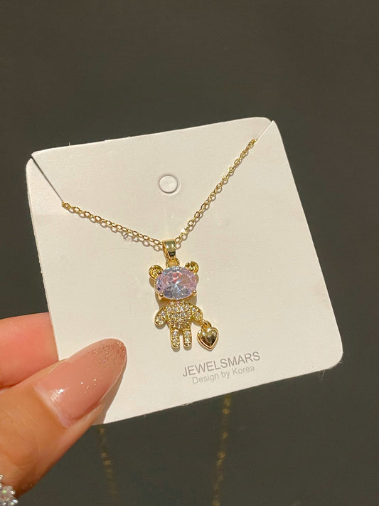 Cute Teddy Necklace