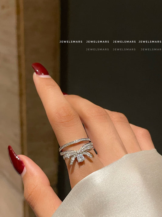 Layered Bow Ring
