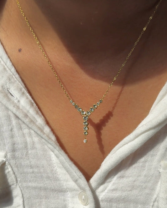 *Starlight Drop Y-Necklace*