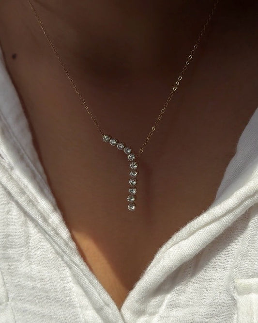 Celestial Cascade Chevron Chain