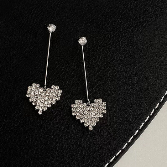 My Heart goes Stero Korean earrings