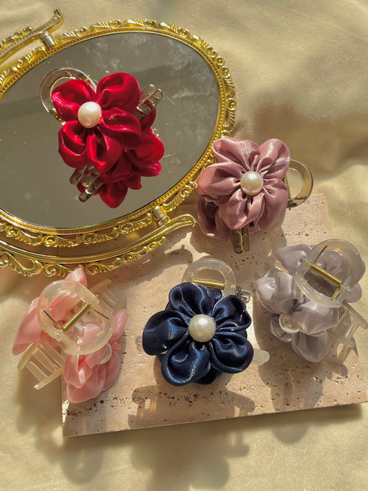 Floral Claw Clips