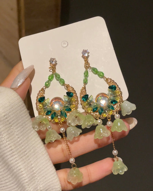 Green Forest Dreamy Earrings