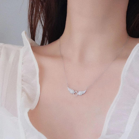 Angel wings Necklace ( stainless steel)
