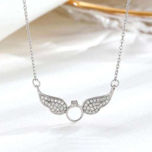 Angel wings Necklace ( stainless steel)