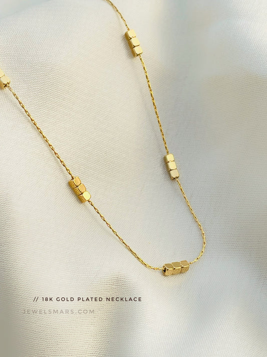 Milan Basic Necklace (18k gold plated)