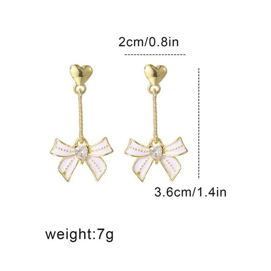 Bow Drop Earrings