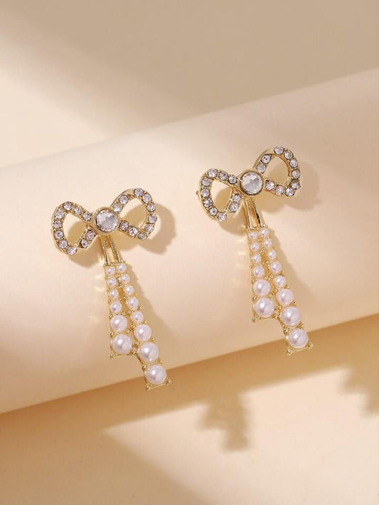 Bow Earjacket earrings