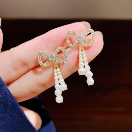 Bow Earjacket earrings