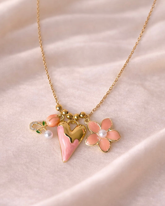 Peachy Kinda Love Necklace