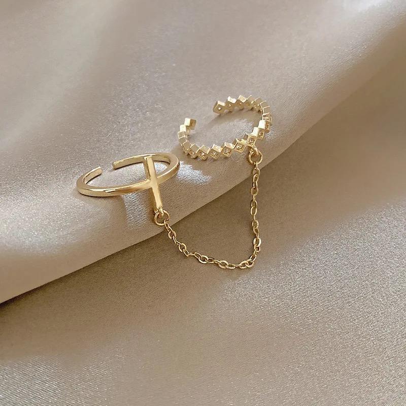 Chain Cross Two in one Finger Rings – Jewelsmars