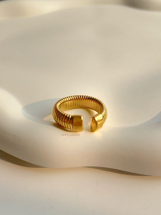 Coil Ring (gold plated)
