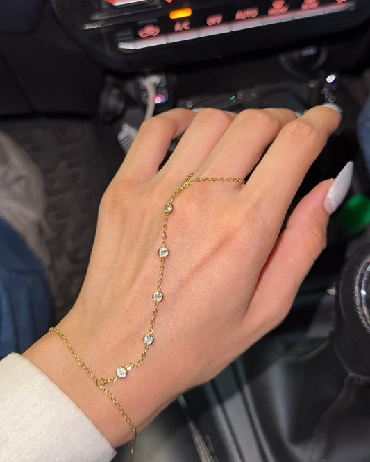 Princess coded Hand Chain