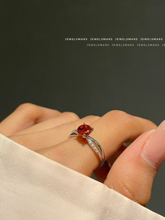 Diana Promise Ring - red