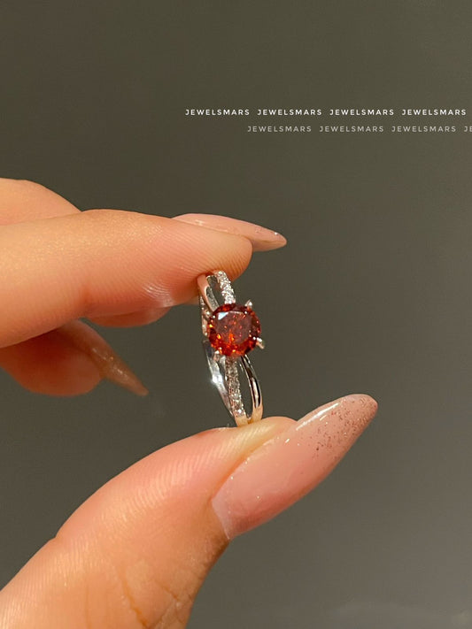 Diana Promise Ring - red