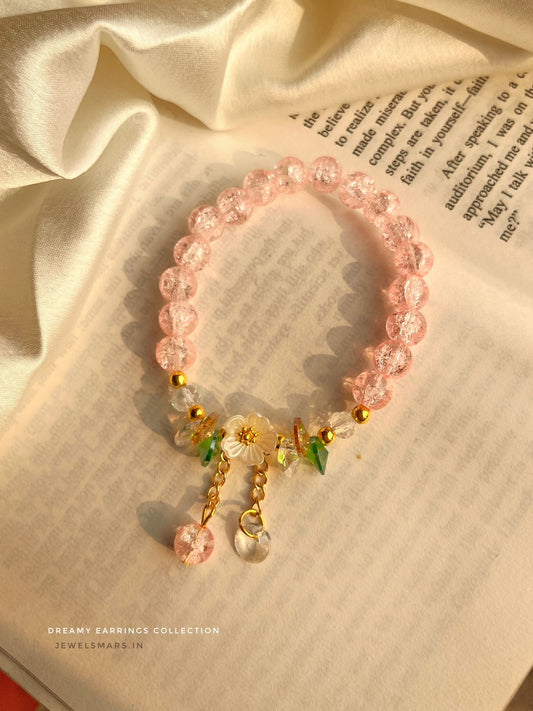 Dreamy flora bracelet-pink
