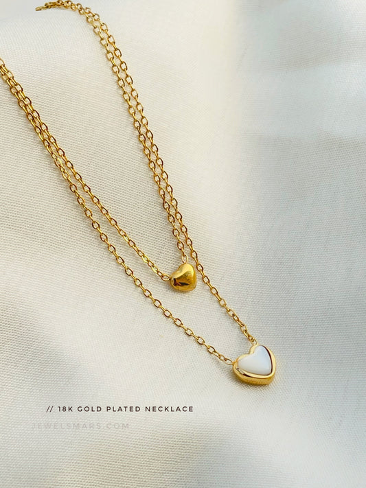 Love Me Forever Necklace [ 18k gold plated]