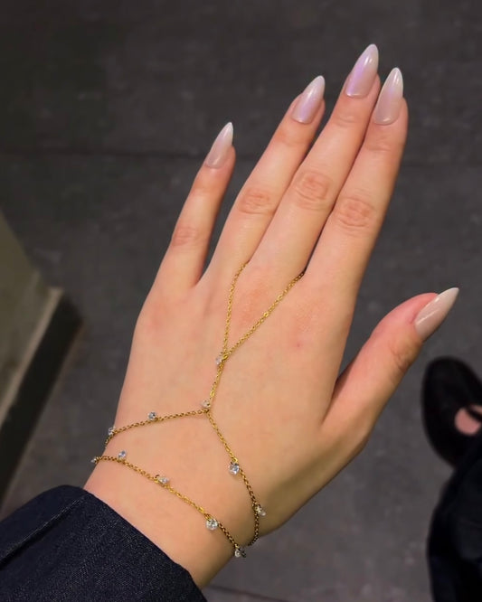 Glossed Hand Girly Hand chain