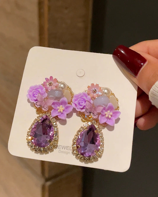 Purple Fantasy Earrings