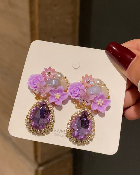 Purple Fantasy Earrings